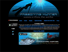 Tablet Screenshot of freedivinghunter.com